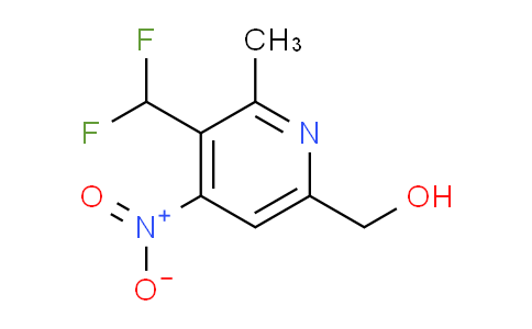 3-(Difluoromethyl)-2-methyl-4-nitropyridine-6-methanol