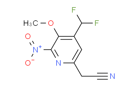 AM117049 | 1806035-27-7 | 4-(Difluoromethyl)-3-methoxy-2-nitropyridine-6-acetonitrile