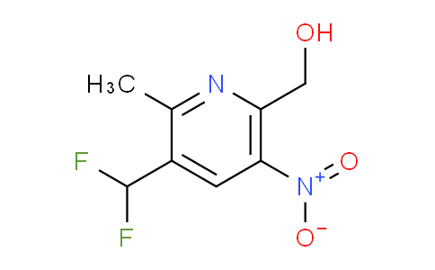 3-(Difluoromethyl)-2-methyl-5-nitropyridine-6-methanol
