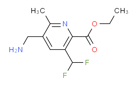 AM117059 | 1806047-03-9 | Ethyl 3-(aminomethyl)-5-(difluoromethyl)-2-methylpyridine-6-carboxylate