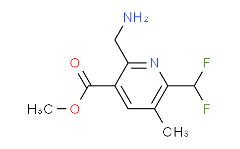 Methyl 2-(aminomethyl)-6-(difluoromethyl)-5-methylpyridine-3-carboxylate