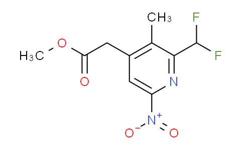 AM117110 | 1805554-46-4 | Methyl 2-(difluoromethyl)-3-methyl-6-nitropyridine-4-acetate