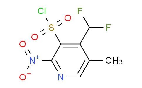 AM117111 | 1804882-21-0 | 4-(Difluoromethyl)-5-methyl-2-nitropyridine-3-sulfonyl chloride