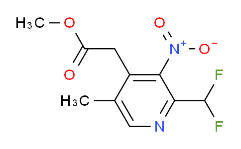 AM117117 | 1804873-97-9 | Methyl 2-(difluoromethyl)-5-methyl-3-nitropyridine-4-acetate