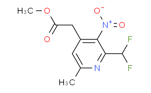 AM117121 | 1805068-86-3 | Methyl 2-(difluoromethyl)-6-methyl-3-nitropyridine-4-acetate