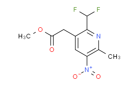 AM117127 | 1806999-46-1 | Methyl 2-(difluoromethyl)-6-methyl-5-nitropyridine-3-acetate