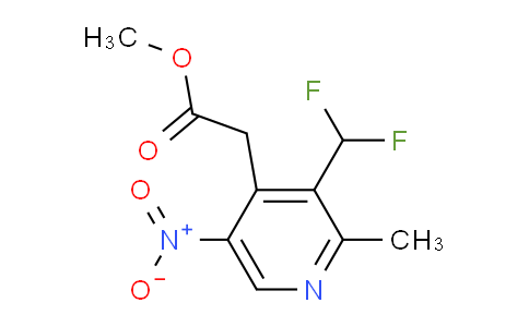 AM117130 | 1806964-84-0 | Methyl 3-(difluoromethyl)-2-methyl-5-nitropyridine-4-acetate