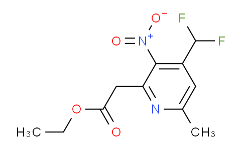 AM117131 | 1806965-79-6 | Ethyl 4-(difluoromethyl)-6-methyl-3-nitropyridine-2-acetate