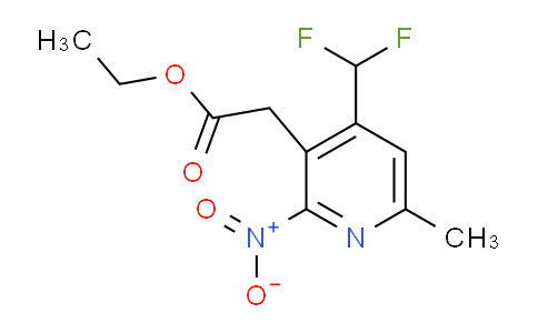 AM117134 | 1806886-08-7 | Ethyl 4-(difluoromethyl)-6-methyl-2-nitropyridine-3-acetate