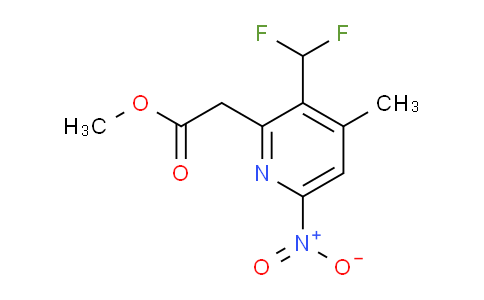 AM117135 | 1806886-01-0 | Methyl 3-(difluoromethyl)-4-methyl-6-nitropyridine-2-acetate