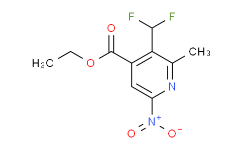 AM117155 | 1805613-32-4 | Ethyl 3-(difluoromethyl)-2-methyl-6-nitropyridine-4-carboxylate