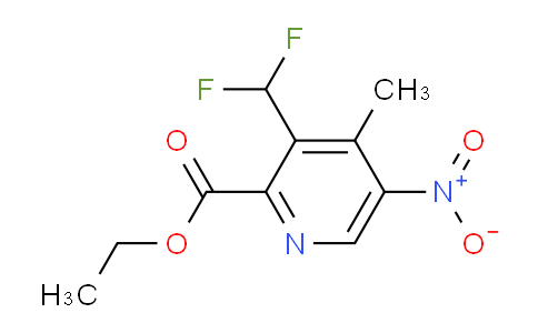 AM117160 | 1805442-84-5 | Ethyl 3-(difluoromethyl)-4-methyl-5-nitropyridine-2-carboxylate