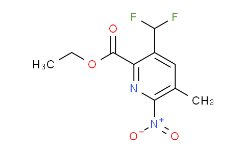AM117165 | 1804873-60-6 | Ethyl 3-(difluoromethyl)-5-methyl-6-nitropyridine-2-carboxylate
