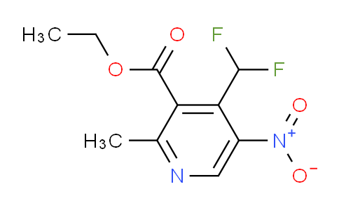 AM117169 | 1805613-44-8 | Ethyl 4-(difluoromethyl)-2-methyl-5-nitropyridine-3-carboxylate
