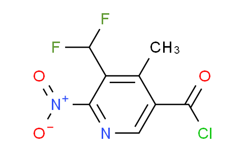 AM117171 | 1805620-45-4 | 3-(Difluoromethyl)-4-methyl-2-nitropyridine-5-carbonyl chloride