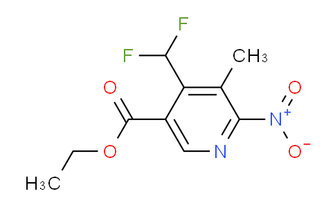 AM117172 | 1806040-66-3 | Ethyl 4-(difluoromethyl)-3-methyl-2-nitropyridine-5-carboxylate