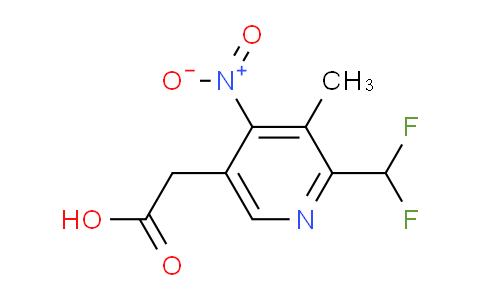 AM117179 | 1806040-79-8 | 2-(Difluoromethyl)-3-methyl-4-nitropyridine-5-acetic acid