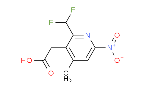 AM117187 | 1806885-49-3 | 2-(Difluoromethyl)-4-methyl-6-nitropyridine-3-acetic acid
