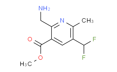 AM117198 | 1805130-63-5 | Methyl 2-(aminomethyl)-5-(difluoromethyl)-6-methylpyridine-3-carboxylate