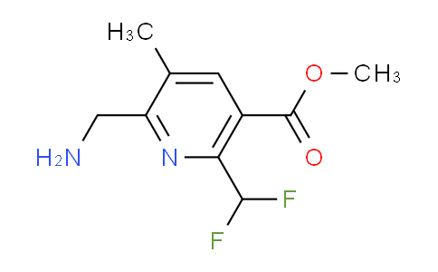Methyl 2-(aminomethyl)-6-(difluoromethyl)-3-methylpyridine-5-carboxylate