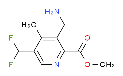 AM117204 | 1805440-66-7 | Methyl 3-(aminomethyl)-5-(difluoromethyl)-4-methylpyridine-2-carboxylate