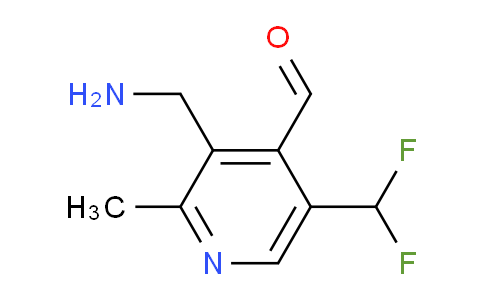 3-(Aminomethyl)-5-(difluoromethyl)-2-methylpyridine-4-carboxaldehyde
