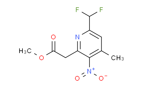 AM117215 | 1805470-21-6 | Methyl 6-(difluoromethyl)-4-methyl-3-nitropyridine-2-acetate