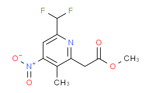 Methyl 6-(difluoromethyl)-3-methyl-4-nitropyridine-2-acetate