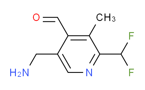 5-(Aminomethyl)-2-(difluoromethyl)-3-methylpyridine-4-carboxaldehyde