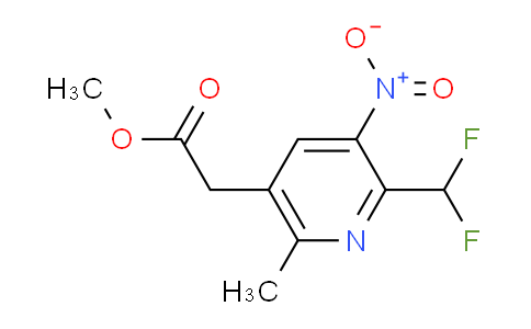 AM117222 | 1805128-02-2 | Methyl 2-(difluoromethyl)-6-methyl-3-nitropyridine-5-acetate
