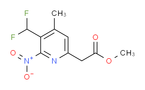 AM117233 | 1807144-51-9 | Methyl 3-(difluoromethyl)-4-methyl-2-nitropyridine-6-acetate