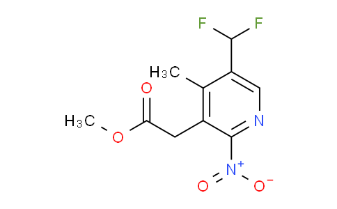 AM117235 | 1806999-62-1 | Methyl 5-(difluoromethyl)-4-methyl-2-nitropyridine-3-acetate