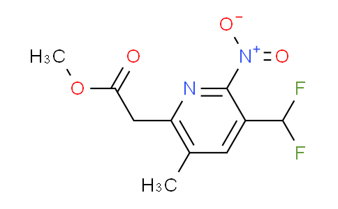 AM117237 | 1805069-10-6 | Methyl 3-(difluoromethyl)-5-methyl-2-nitropyridine-6-acetate