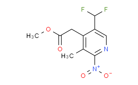 AM117240 | 1807144-71-3 | Methyl 5-(difluoromethyl)-3-methyl-2-nitropyridine-4-acetate