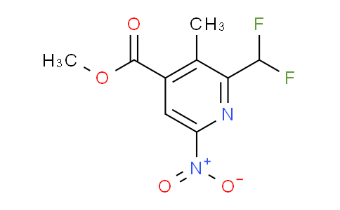 AM117248 | 1807140-90-4 | Methyl 2-(difluoromethyl)-3-methyl-6-nitropyridine-4-carboxylate