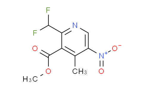 Methyl 2-(difluoromethyl)-4-methyl-5-nitropyridine-3-carboxylate