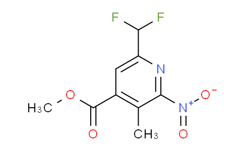 AM117257 | 1807141-37-2 | Methyl 6-(difluoromethyl)-3-methyl-2-nitropyridine-4-carboxylate