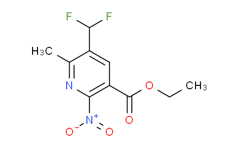AM117259 | 1806040-48-1 | Ethyl 3-(difluoromethyl)-2-methyl-6-nitropyridine-5-carboxylate