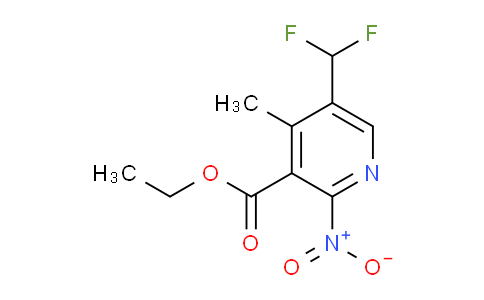 AM117265 | 1806885-17-5 | Ethyl 5-(difluoromethyl)-4-methyl-2-nitropyridine-3-carboxylate