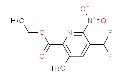 AM117266 | 1806964-53-3 | Ethyl 3-(difluoromethyl)-5-methyl-2-nitropyridine-6-carboxylate