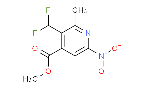 AM117268 | 1805559-87-8 | Methyl 3-(difluoromethyl)-2-methyl-6-nitropyridine-4-carboxylate