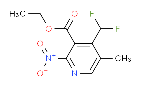 AM117280 | 1807143-06-1 | Ethyl 4-(difluoromethyl)-5-methyl-2-nitropyridine-3-carboxylate