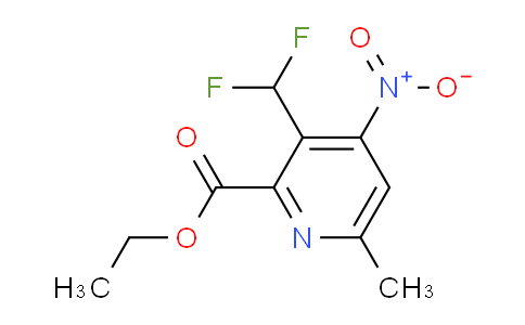 AM117285 | 1806885-38-0 | Ethyl 3-(difluoromethyl)-6-methyl-4-nitropyridine-2-carboxylate