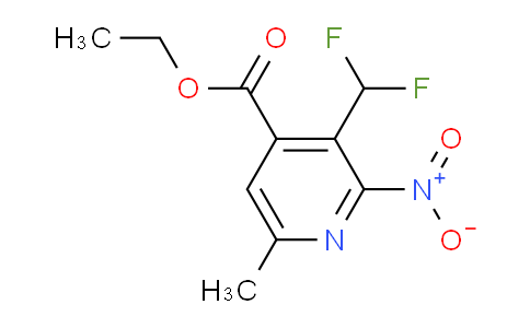 AM117286 | 1807143-14-1 | Ethyl 3-(difluoromethyl)-6-methyl-2-nitropyridine-4-carboxylate