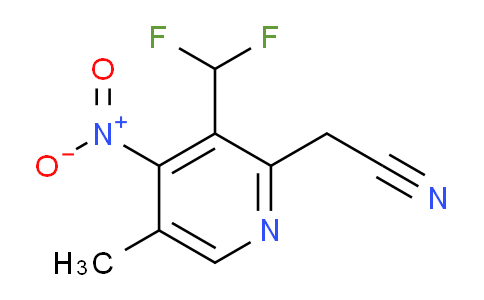 AM117326 | 1807138-96-0 | 3-(Difluoromethyl)-5-methyl-4-nitropyridine-2-acetonitrile