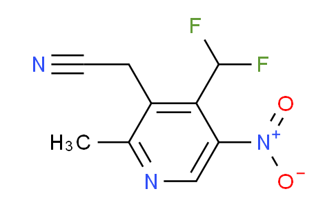 AM117329 | 1805441-23-9 | 4-(Difluoromethyl)-2-methyl-5-nitropyridine-3-acetonitrile