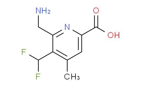 AM117345 | 1805073-05-5 | 2-(Aminomethyl)-3-(difluoromethyl)-4-methylpyridine-6-carboxylic acid