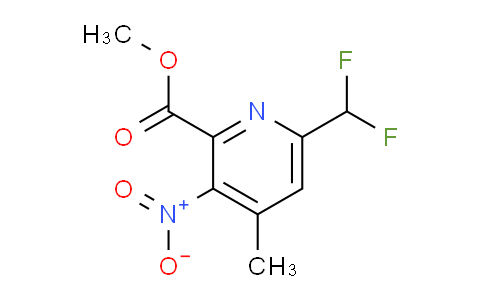 AM117372 | 1807141-15-6 | Methyl 6-(difluoromethyl)-4-methyl-3-nitropyridine-2-carboxylate