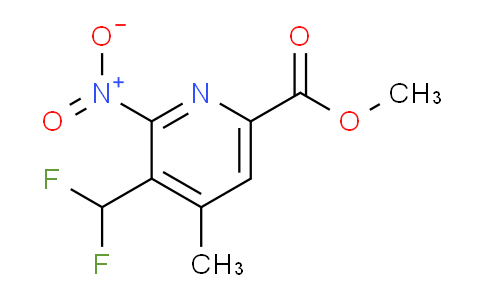 AM117383 | 1805552-76-4 | Methyl 3-(difluoromethyl)-4-methyl-2-nitropyridine-6-carboxylate