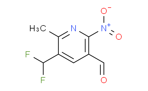 AM117410 | 1805126-70-8 | 3-(Difluoromethyl)-2-methyl-6-nitropyridine-5-carboxaldehyde